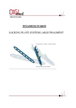 Titanium Locking Plate System Catalog from digimed medical technology as Wurmlingen