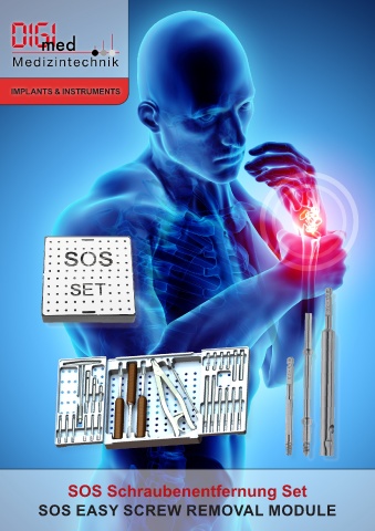 Screw Removal SOS Kit from digimed medical technology as Wurmlingen Germany